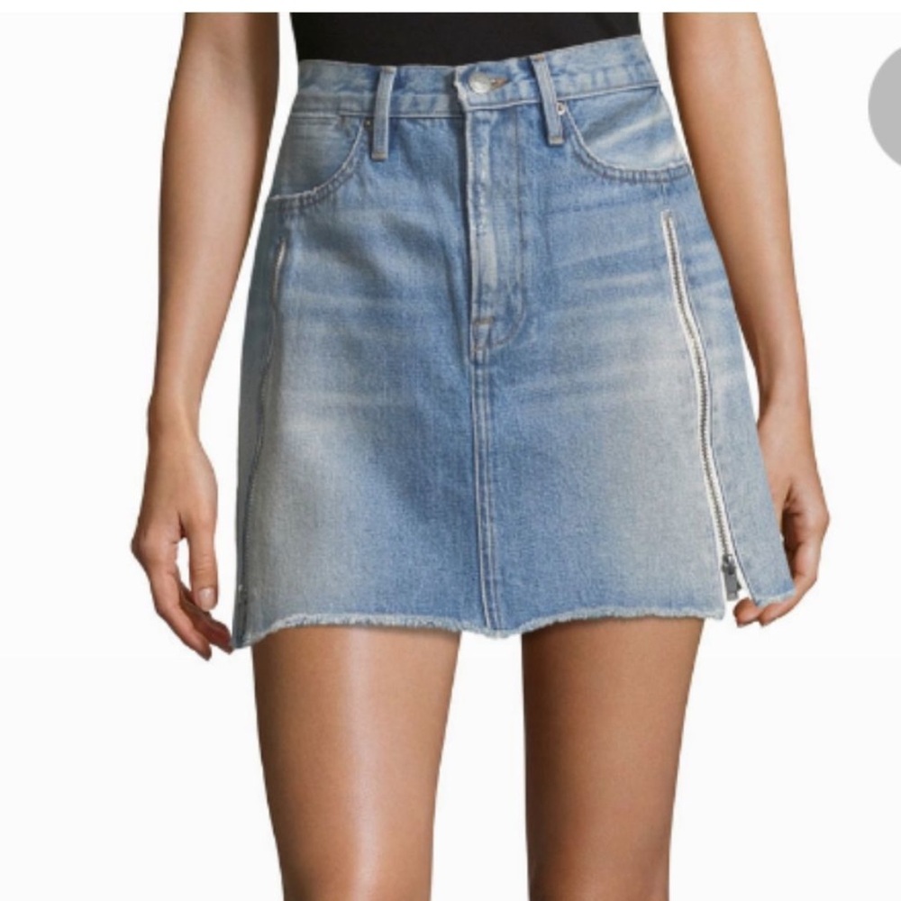 Frame Denim Mini Skirt